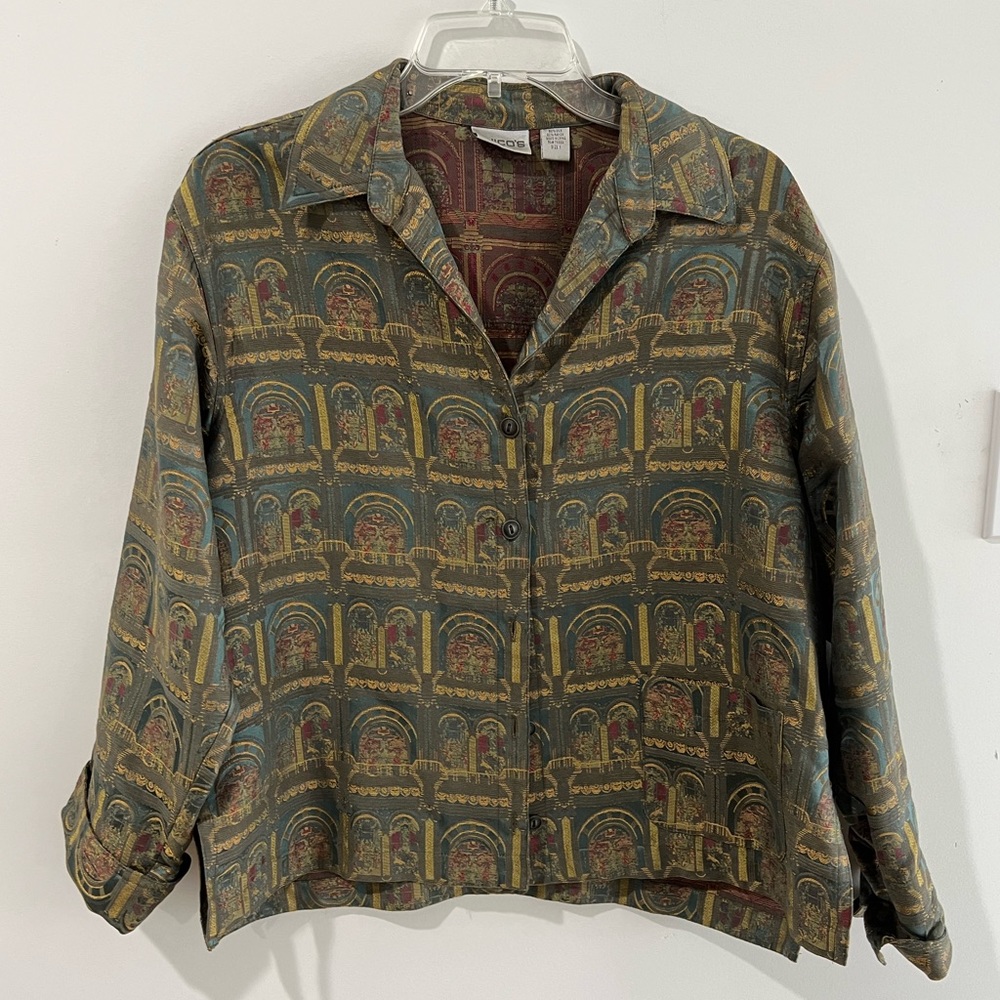 Chicos “Cathedral” Button Down Shirt - image 1